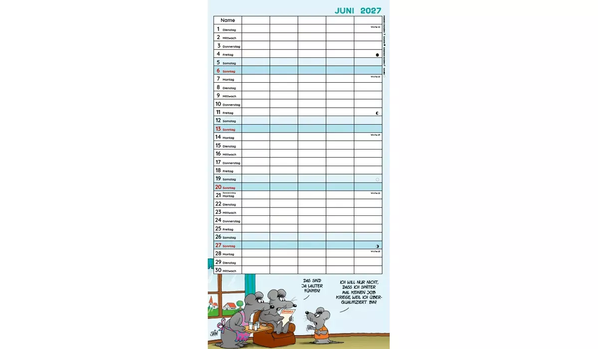 Uli Stein Familienplaner Kalender 2027