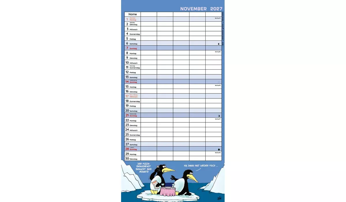 Uli Stein Familienplaner Kalender 2027