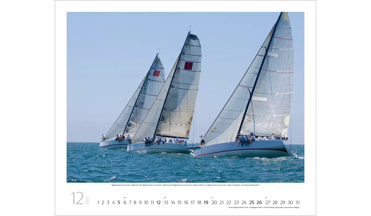 Sailing Kalender 2027