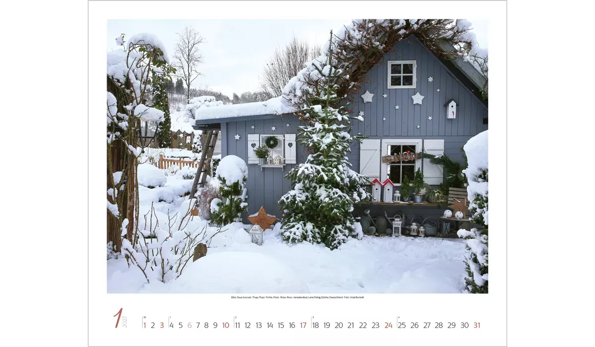 Werbekalender: Gartenträume 2027