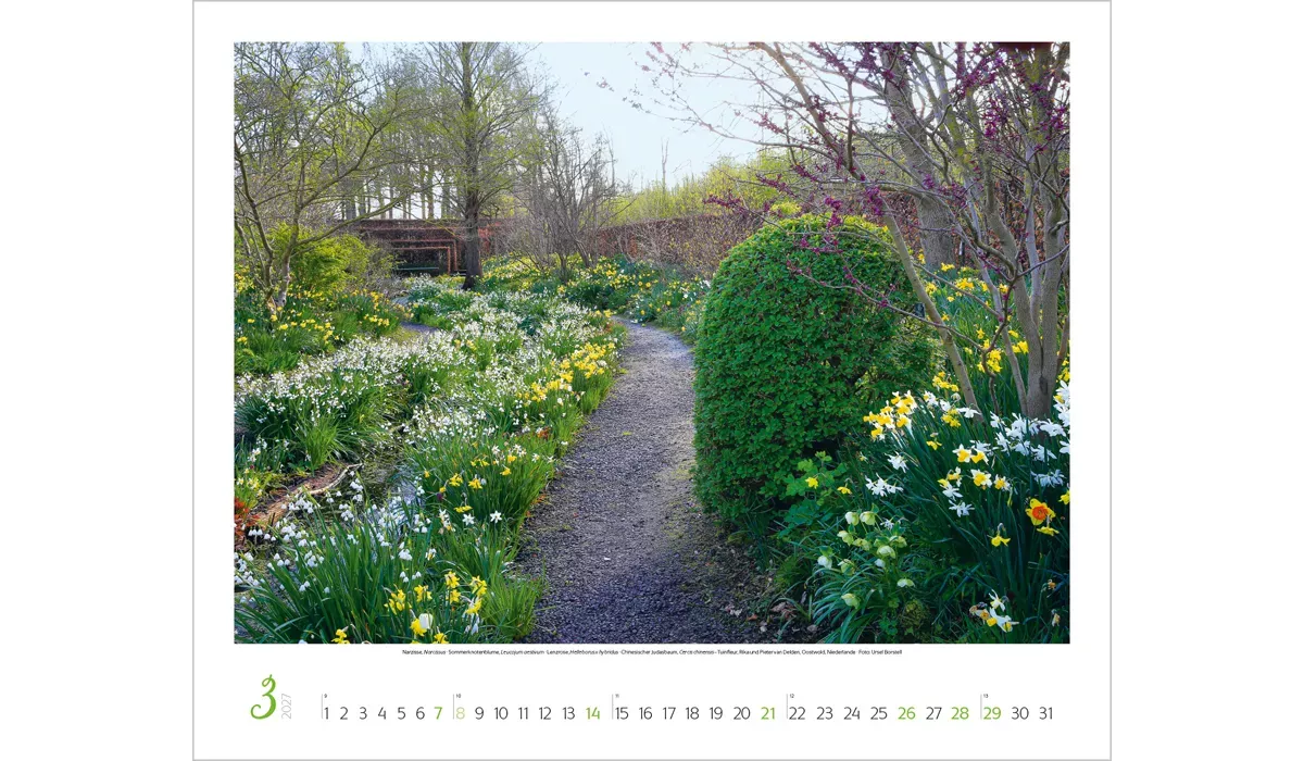 Werbekalender: Gartenträume 2027