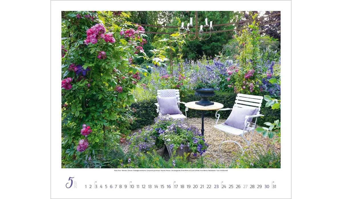 Werbekalender: Gartenträume 2027