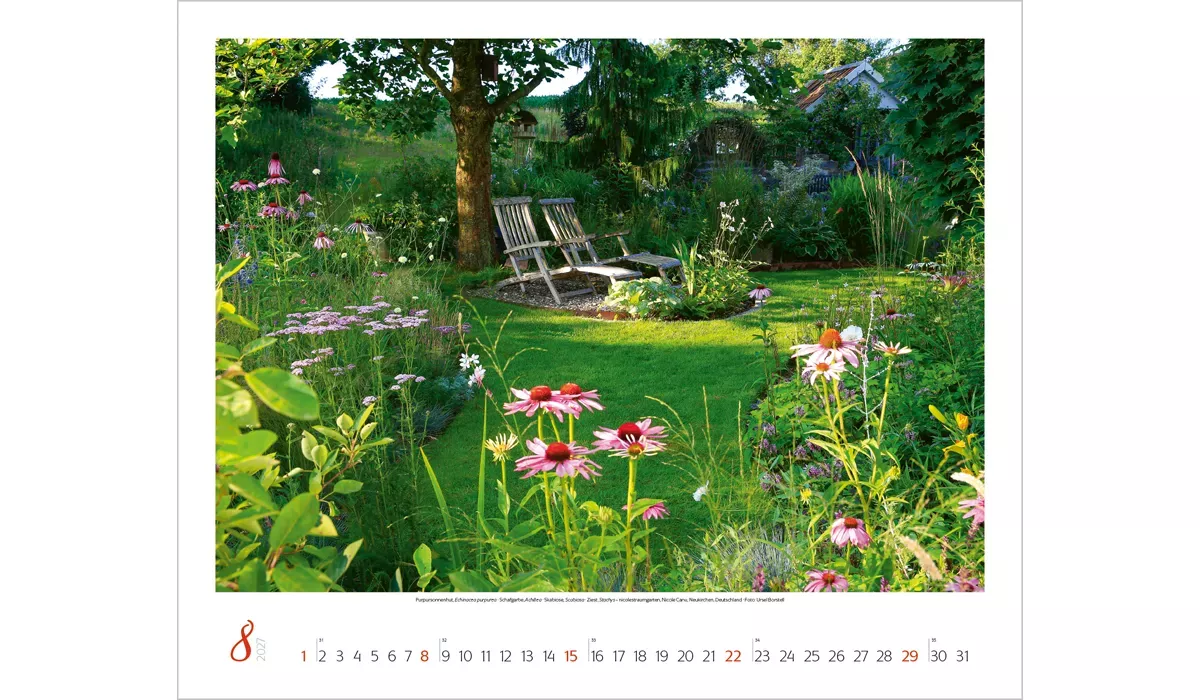 Werbekalender: Gartenträume 2027