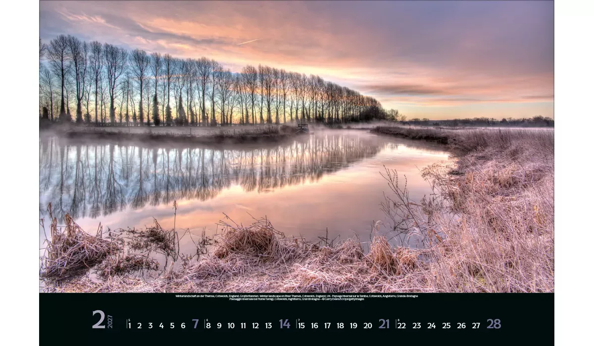 advertising calendar: Colourful Seasons 2027 