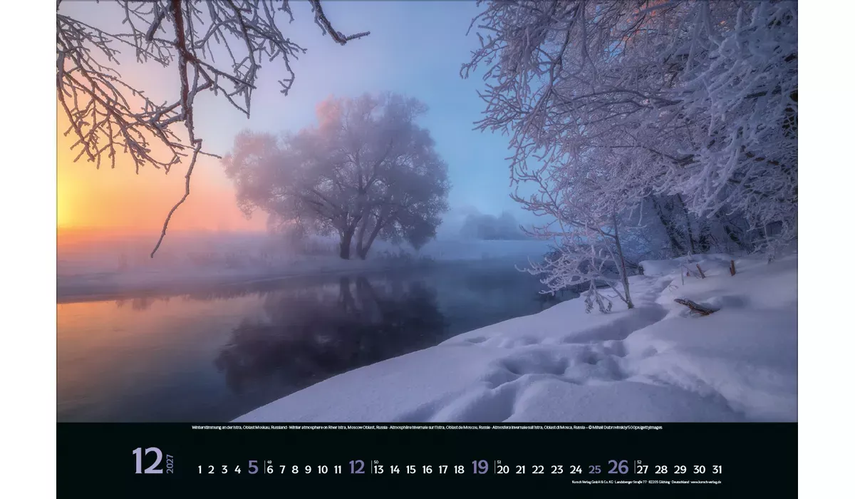 advertising calendar: Colourful Seasons 2027 