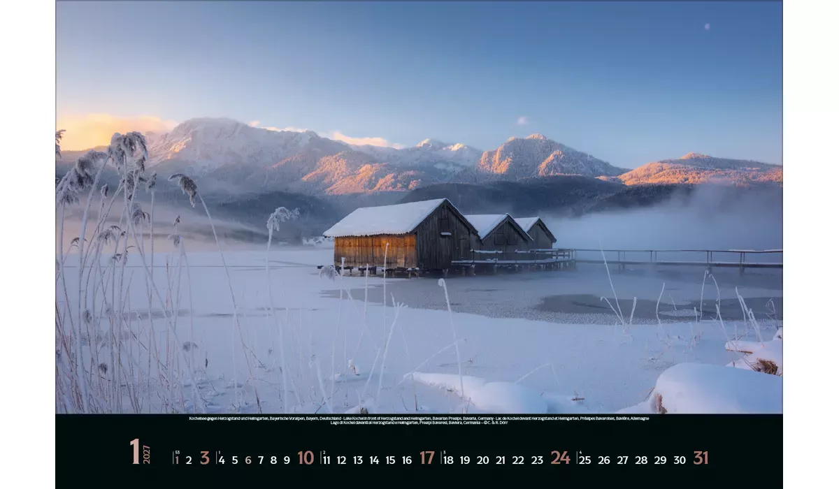 Werbekalender: Faszination Alpen 2027 