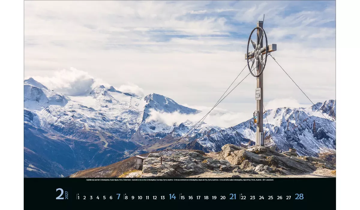 Werbekalender: Faszination Alpen 2027 