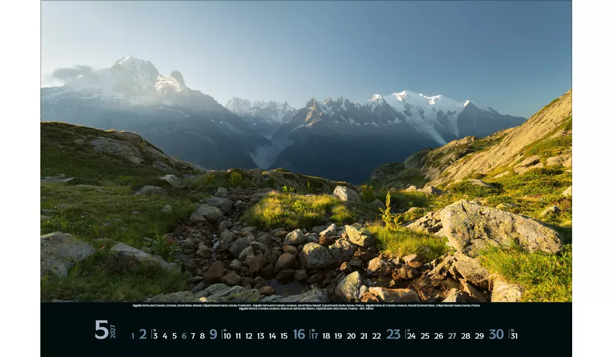 Werbekalender: Faszination Alpen 2027 