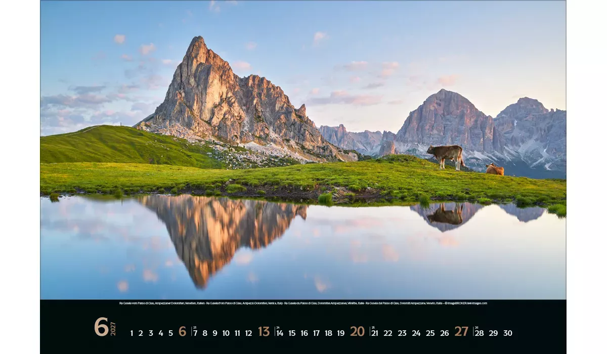 Werbekalender: Faszination Alpen 2027 
