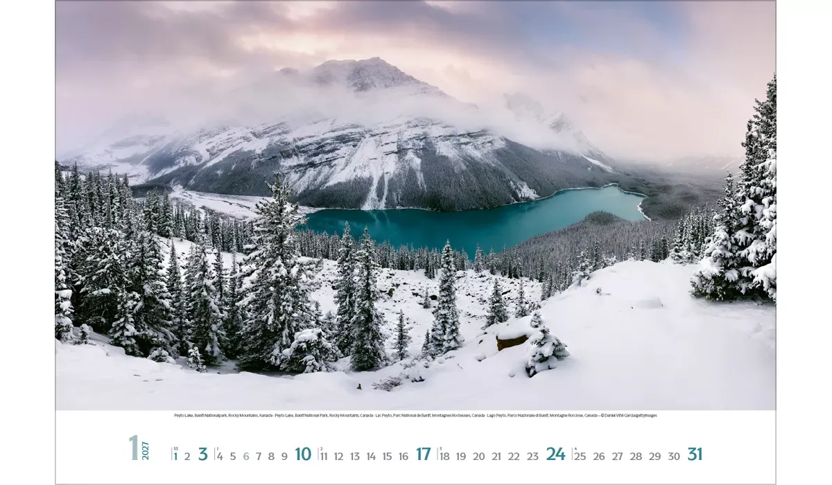 advertising calendar: Places of longing 2027 