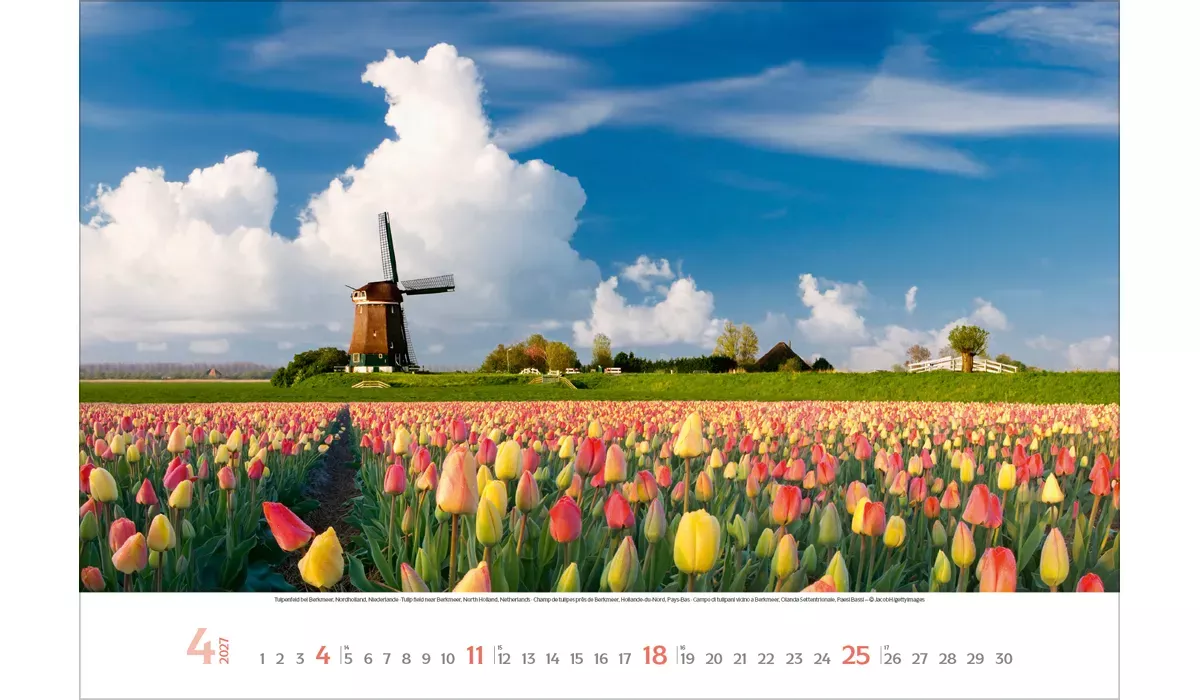 advertising calendar: Places of longing 2027 