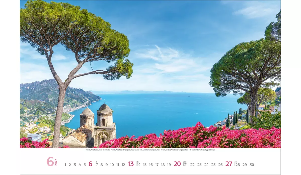 advertising calendar: Places of longing 2027 