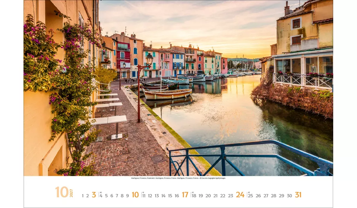 advertising calendar: Places of longing 2027 