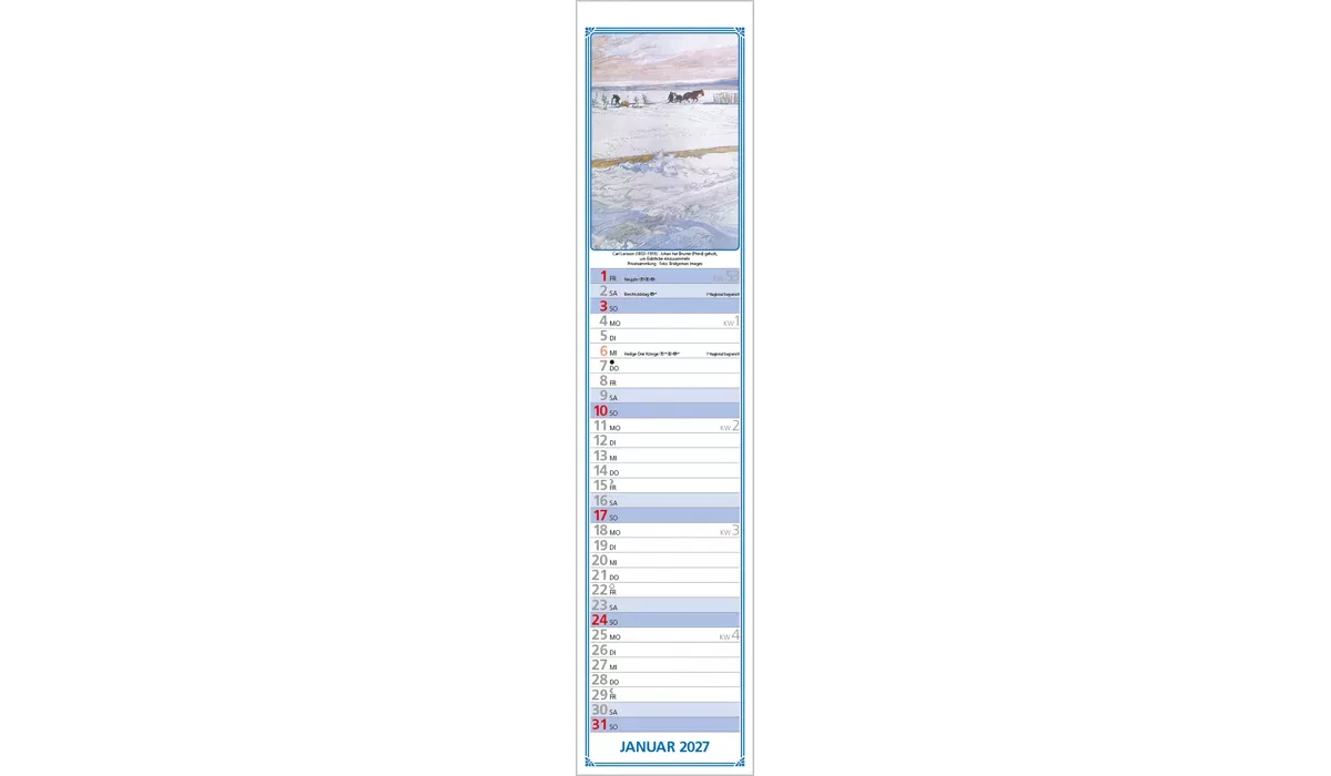 Werbekalender: Hildes Küchenplaner 2027