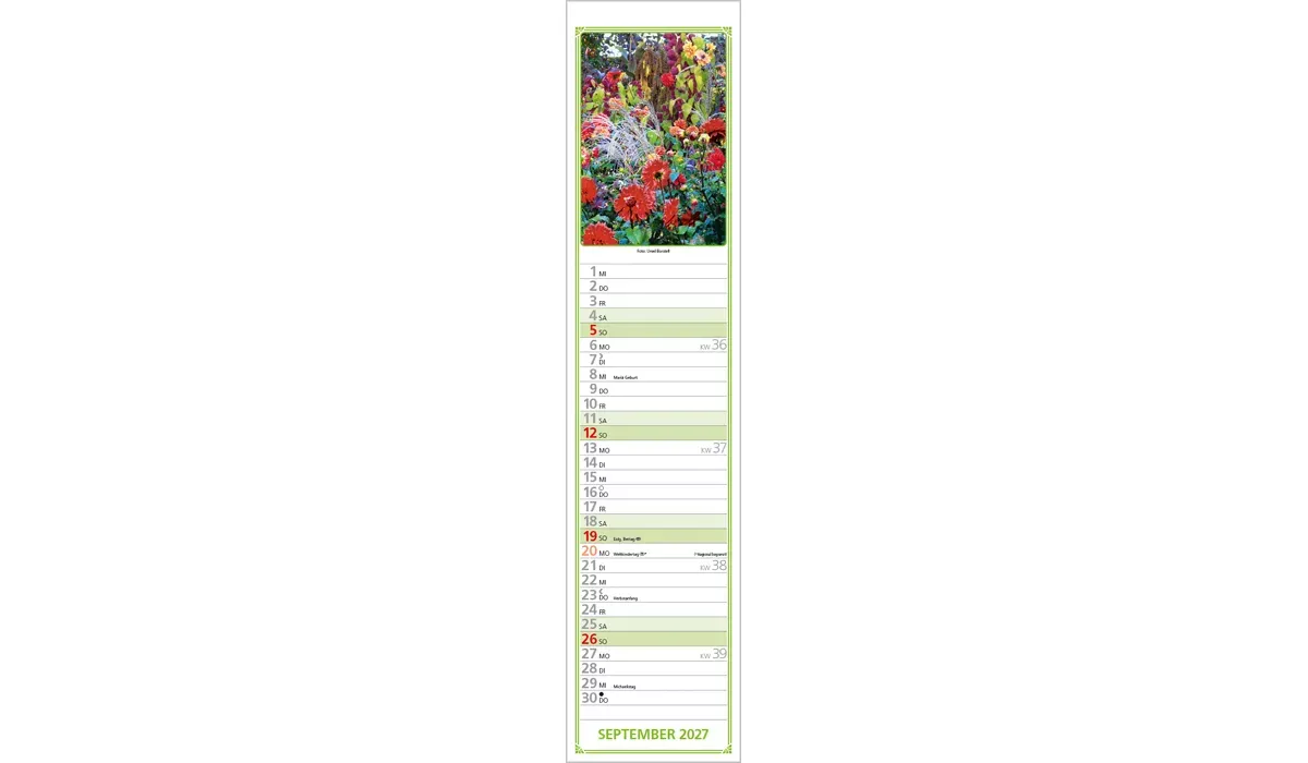 Rudis Gartenplaner Kalender 2027