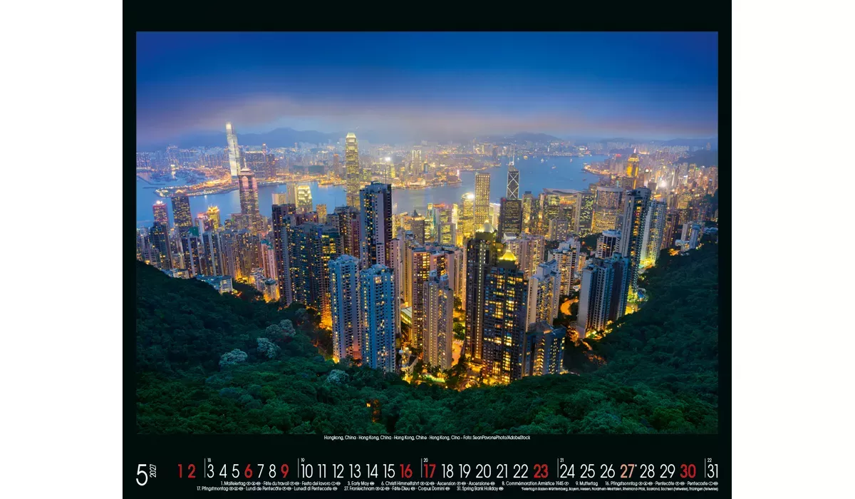 Weltreise Kalender 2027