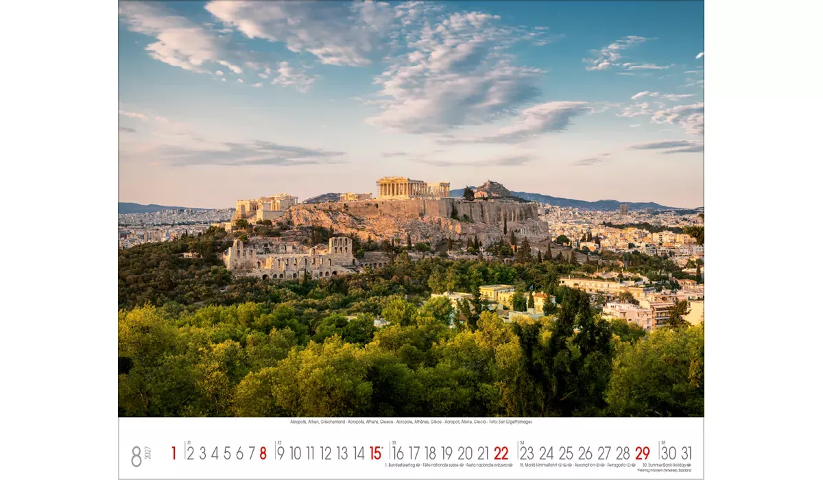 Unesco- Welterbstätten Kalender 2027