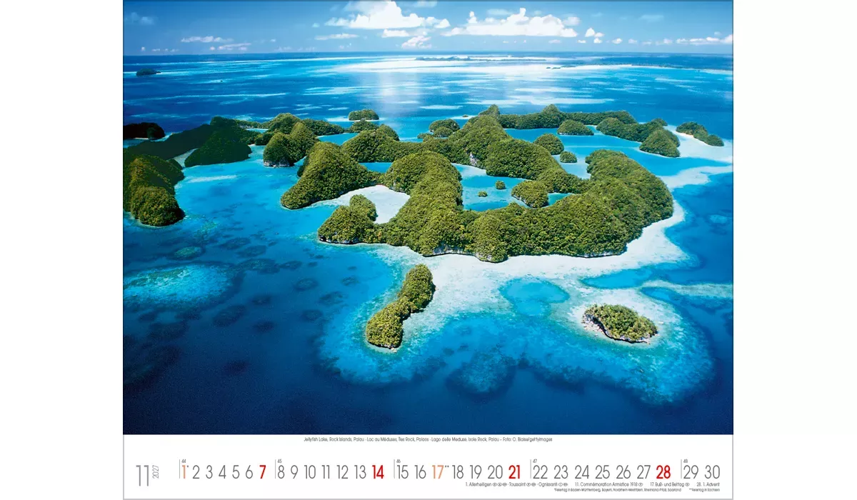 Unesco- Welterbstätten Kalender 2027