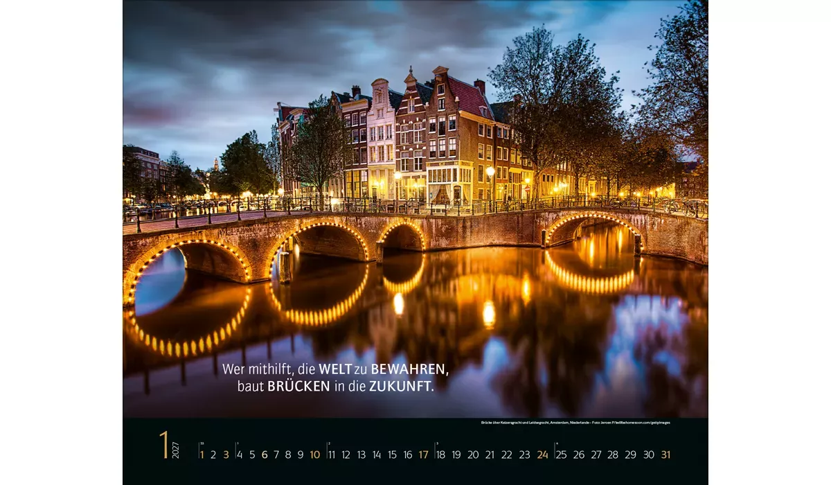 advertising calendar: Bridges, that connect 2027