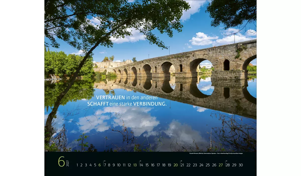 advertising calendar: Bridges, that connect 2027