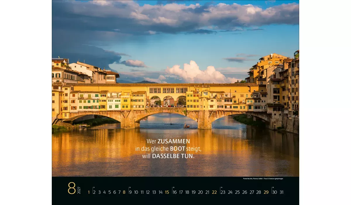 advertising calendar: Bridges, that connect 2027