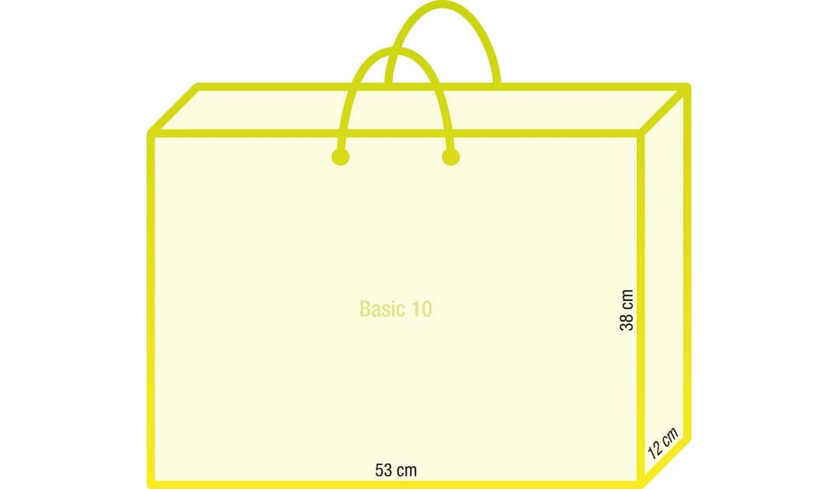 Papiertasche Basic 10