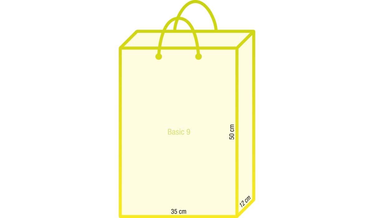 Papiertasche Basic 9