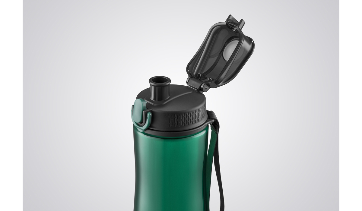 NEON-Wasserflasche gelb, 550 ml