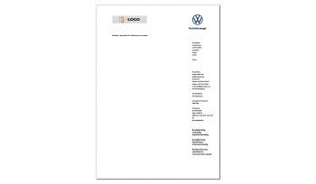 Stationery VW commercial vehicles