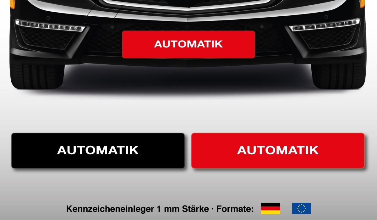 Promotional license plates automatic