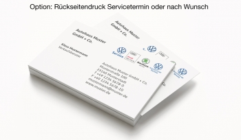 Visitenkarten VW Multi Brand 4