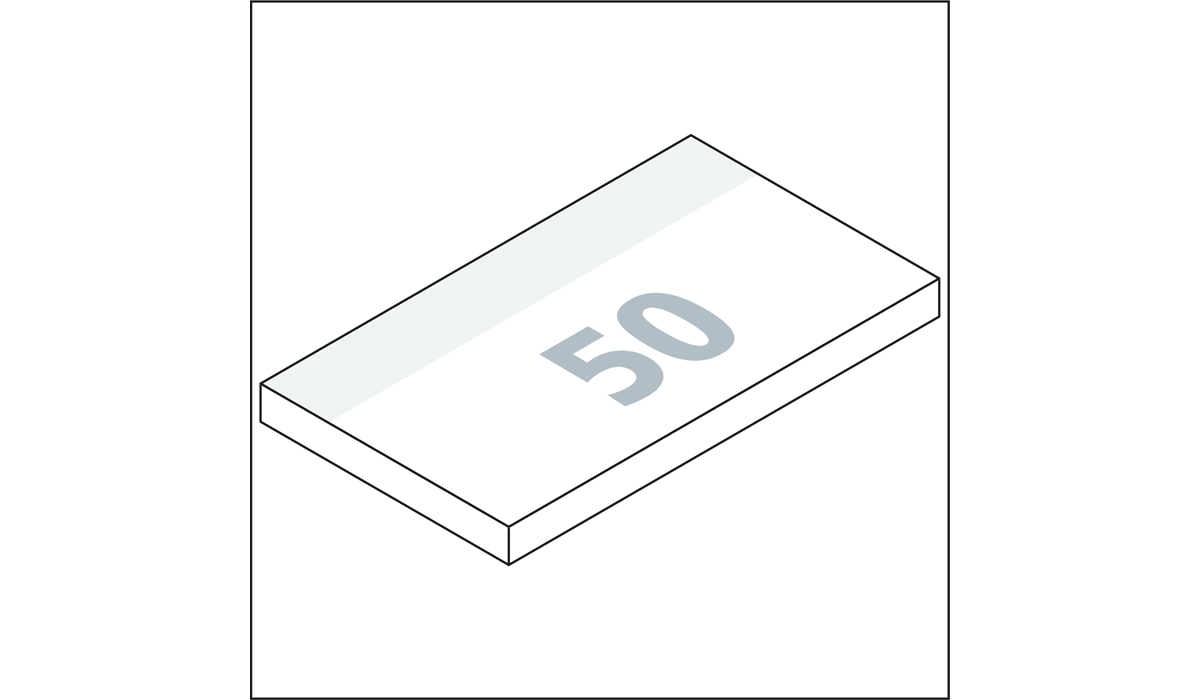 Haftnotizblock Basic 125 x 72 mm Bestseller