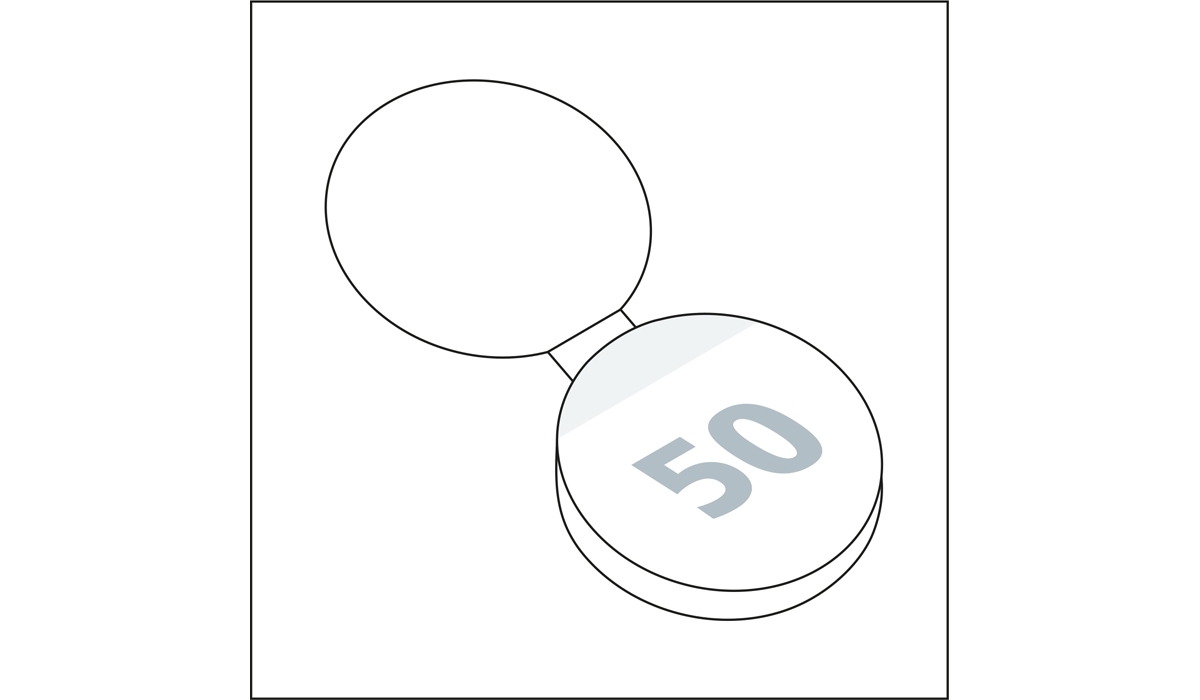 Haftnotizblock Cover Form
