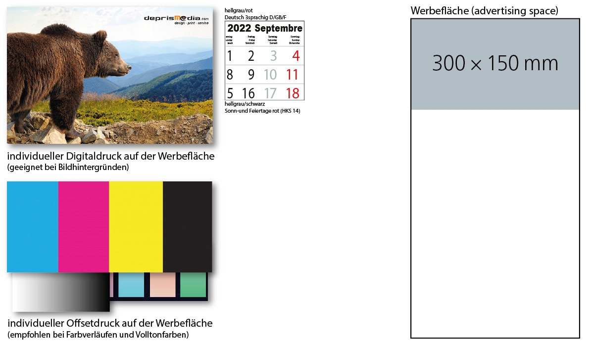 5-Monatskalender 2025 Budget 5 Standard