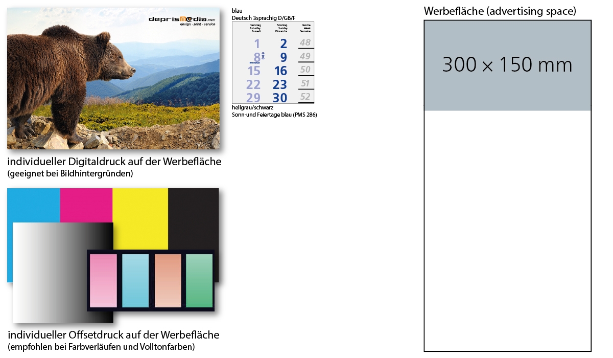 3-Monatskalender 2026 Logic 3 A