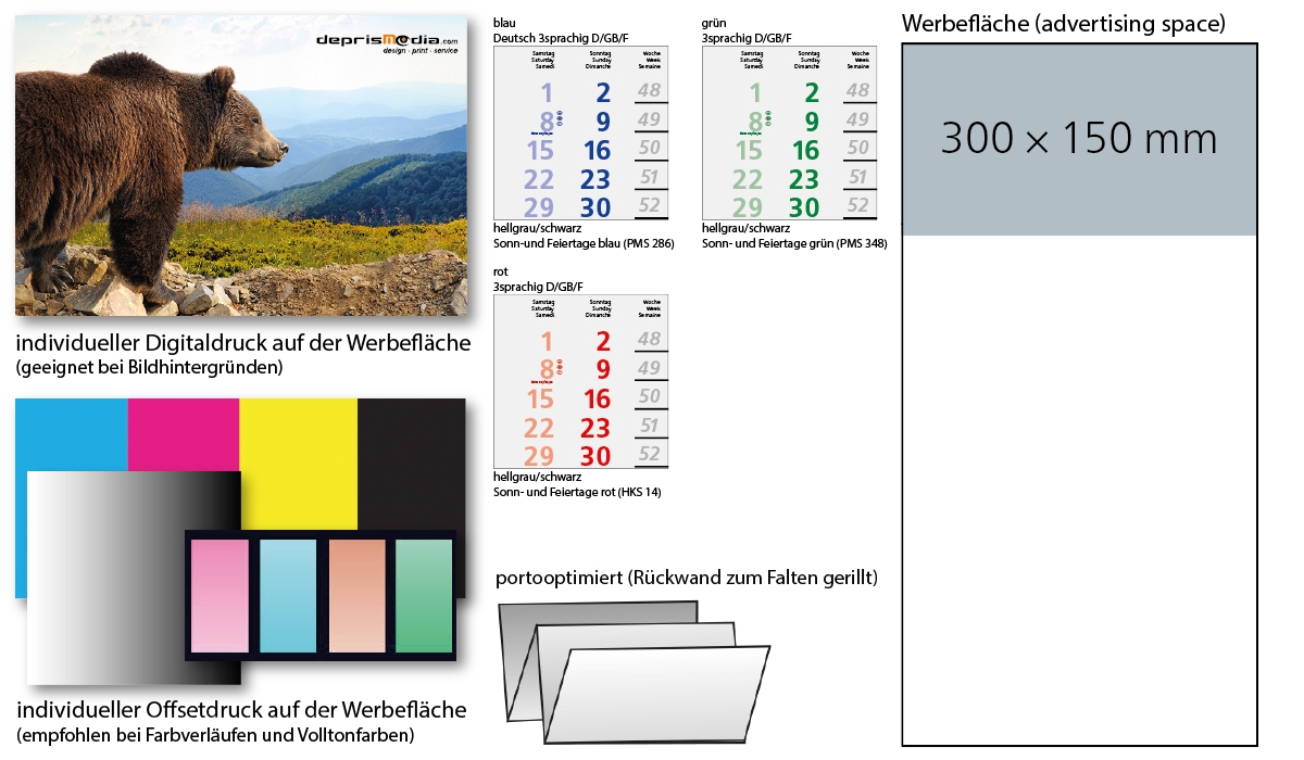 3-Monatskalender 2025 Logic 3 Post A