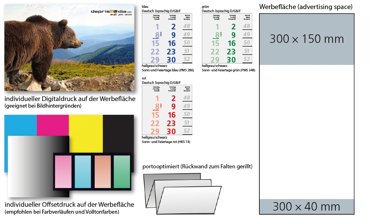 3-Monatskalender 2026 Logic 3 Post B