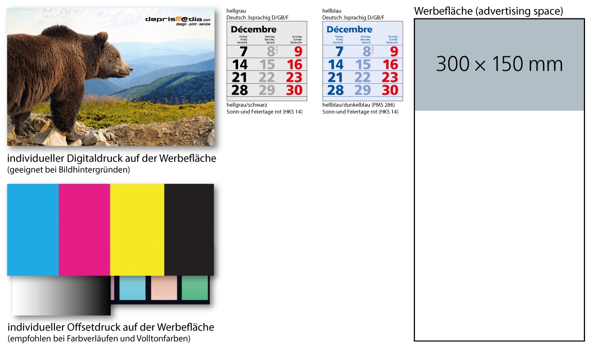 3-Monatskalender 2026 Primus 3 A