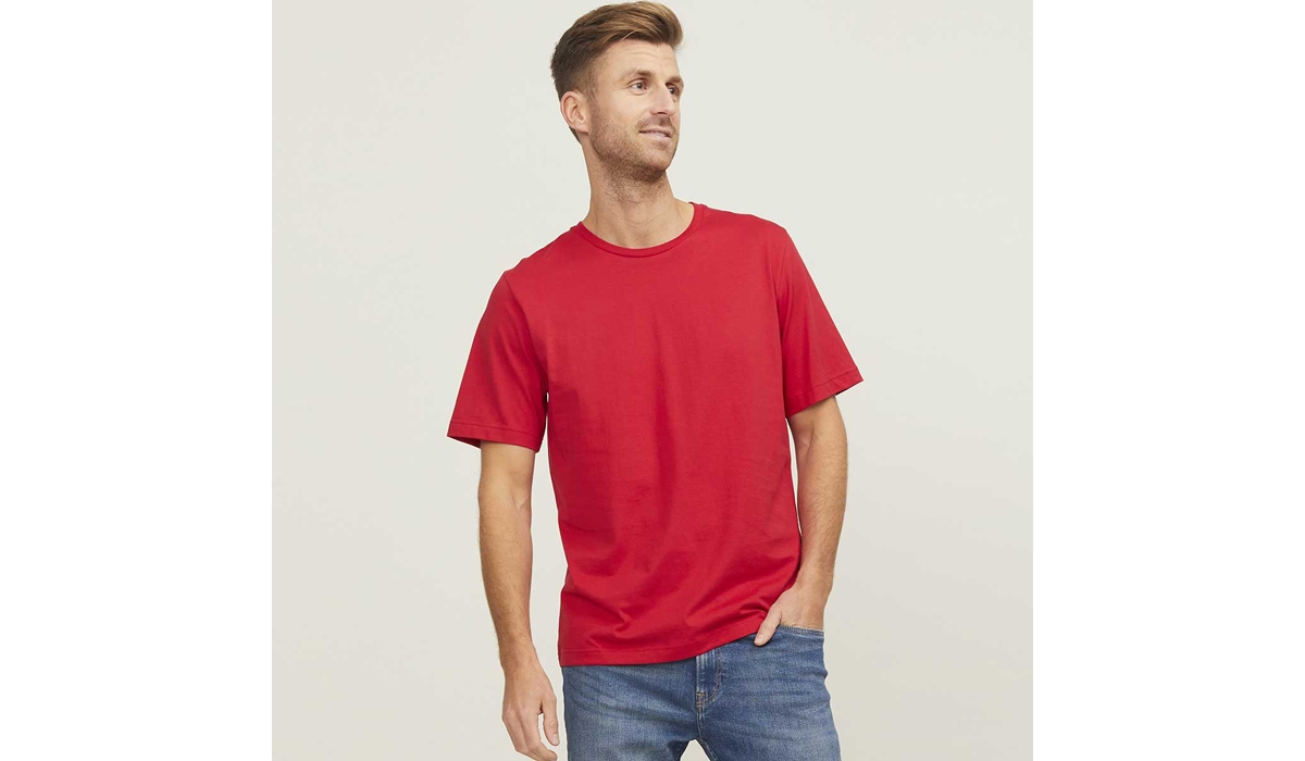 JACK & JONES - Canvas Tee BLK7526 - ALPINE GREEN