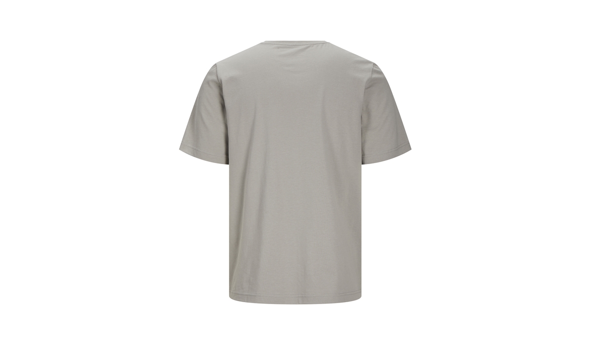 JACK & JONES - Canvas Tee Blk7526 - drizzle grey