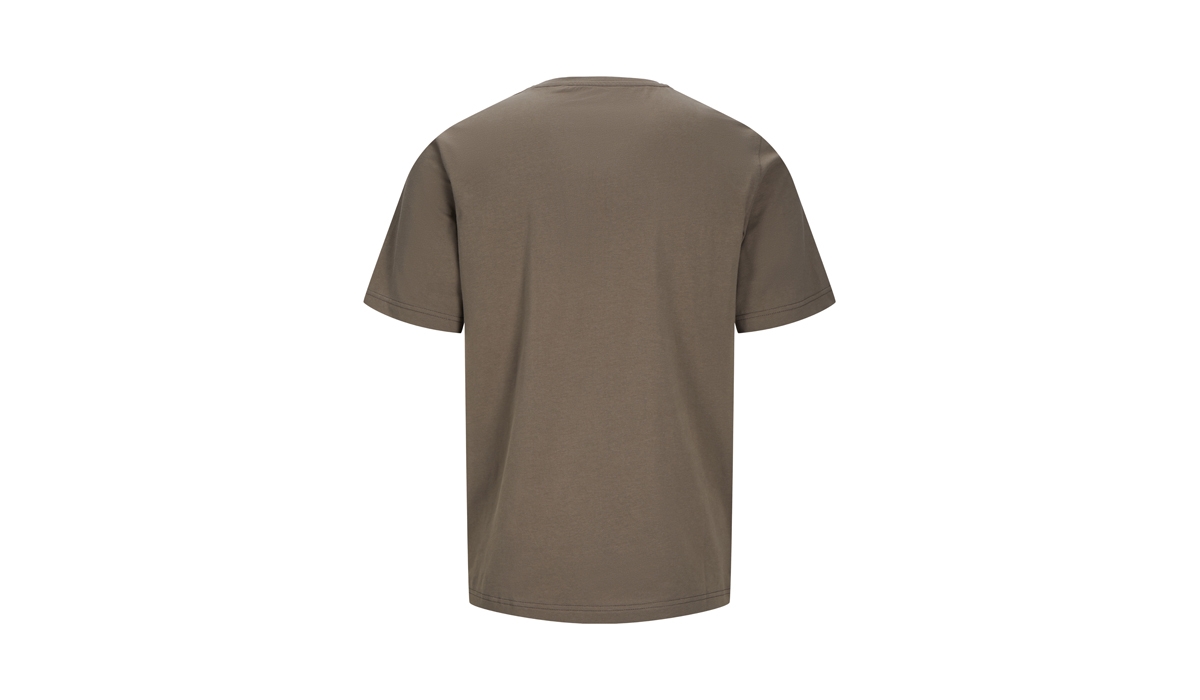 JACK & JONES - Canvas Tee Blk7526 - falcon brown