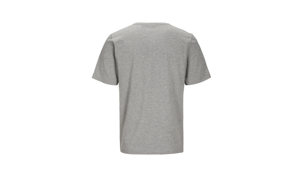 JACK & JONES - Canvas Tee BLK7526 - LIGHT GREY MELANGE