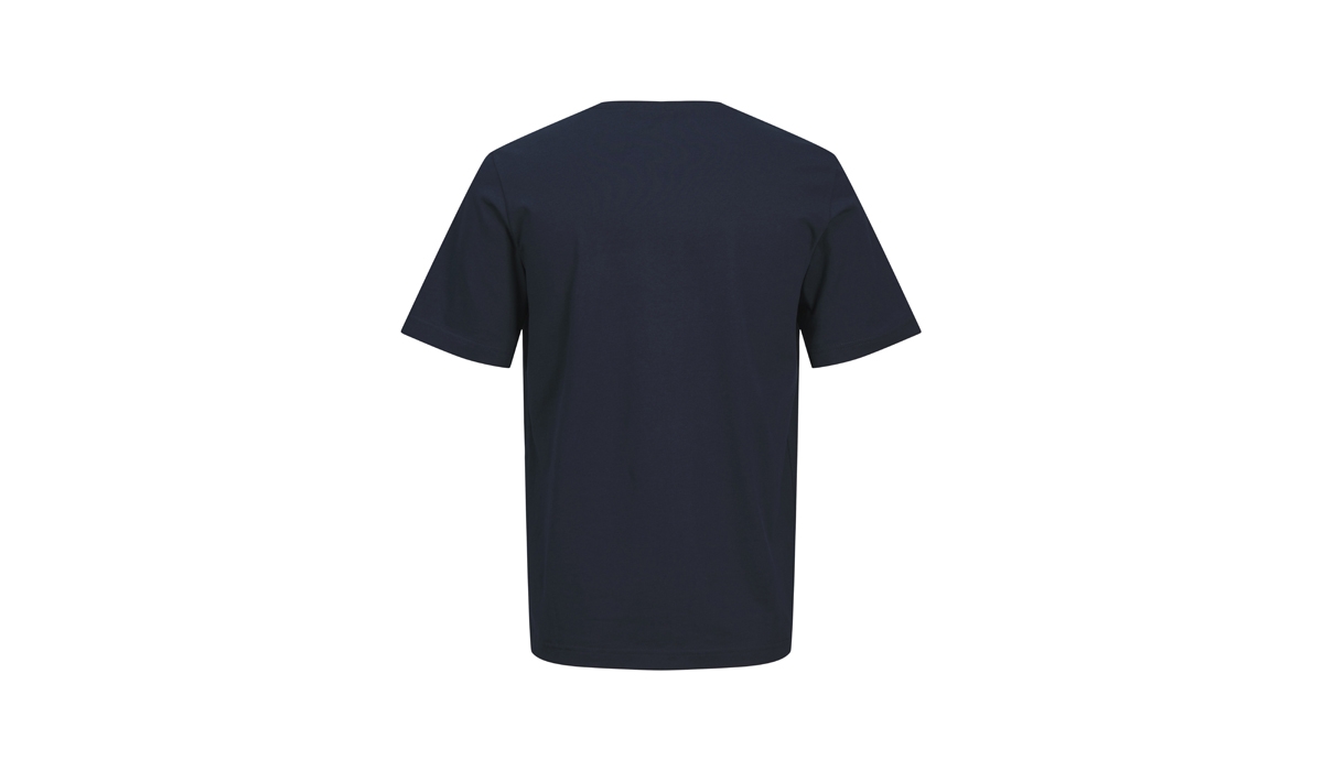 JACK & JONES - Canvas Tee Blk7526 - navy blazer
