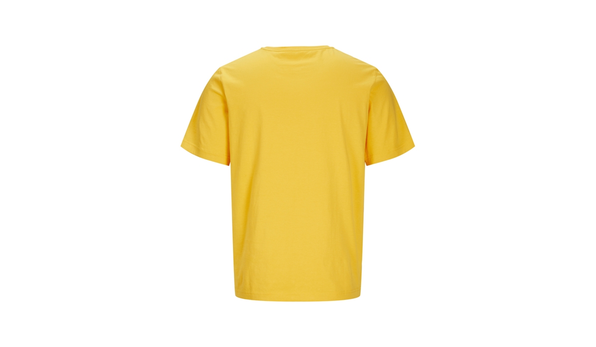 JACK & JONES - Canvas Tee Blk7526 - spectra yellow