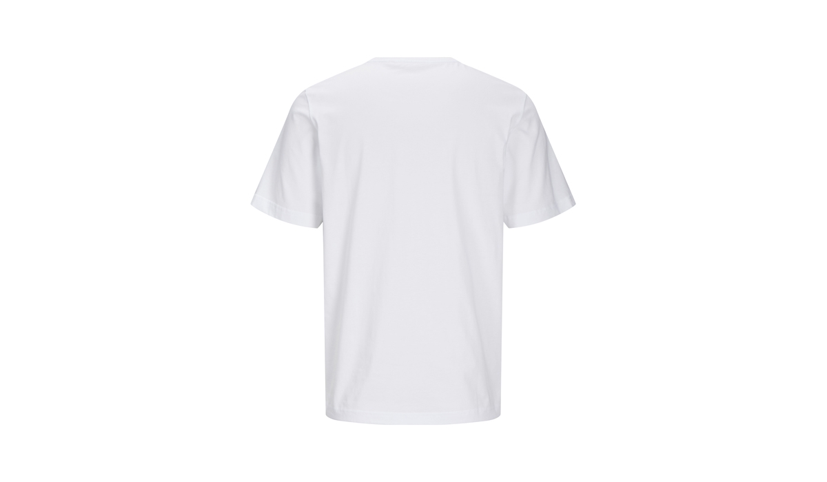 JACK & JONES - Canvas Tee Blk7526 - white