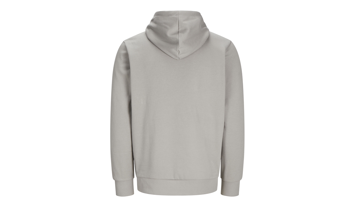 JACK & JONES - Cosy Hoodie BLK3902 - DRIZZLE GREY
