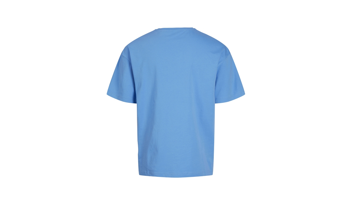 JACK & JONES - Frame Oversize Tee Blk 3911 - azure blue