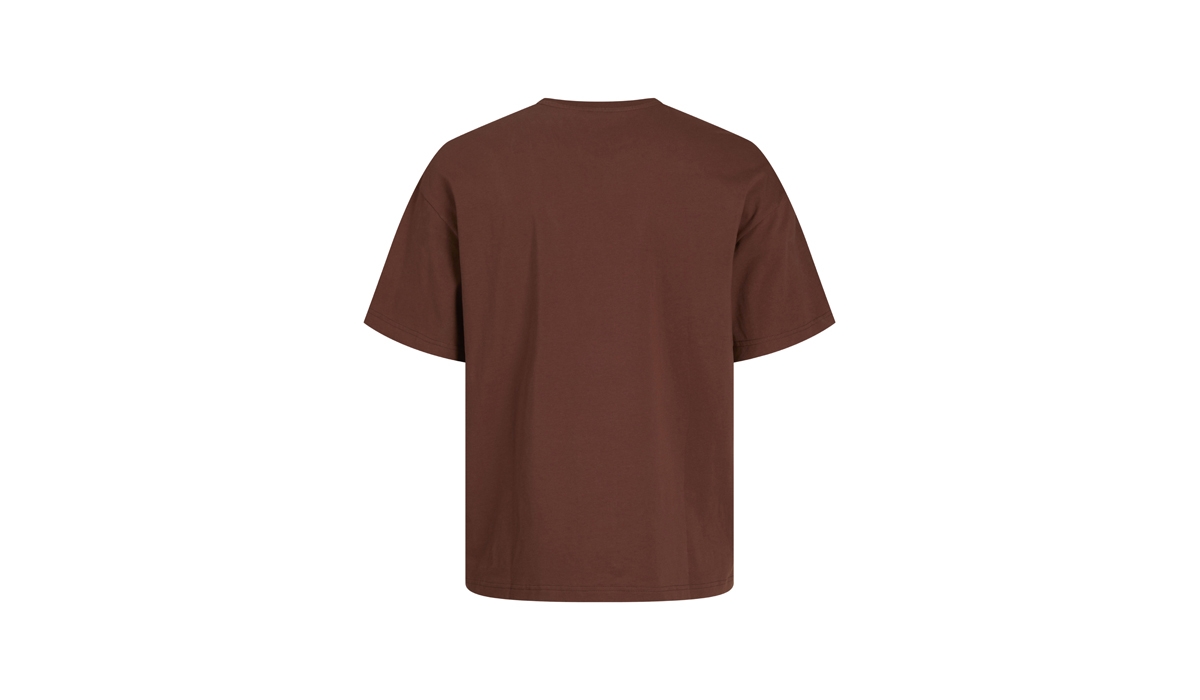 JACK & JONES - Frame Oversize Tee Blk 3911 - cappucino