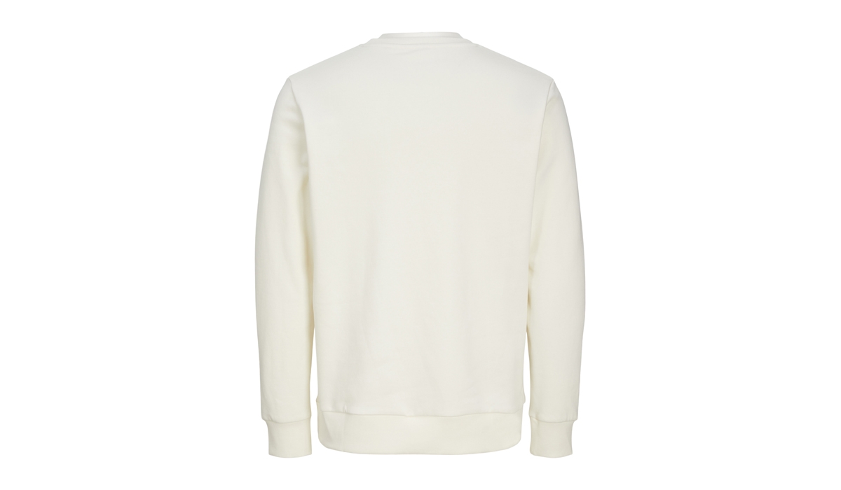 JACK & JONES - Tour Crew Neck Sweat BLK3900 - EGRET OFFWHITE