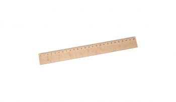 Ruler wood 25 cm